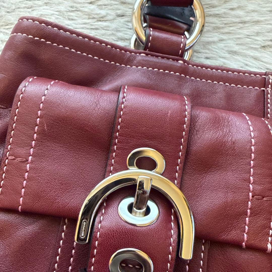 コーチ　⭐︎ coach ソーホー　オールレザー　ハンドバッグ