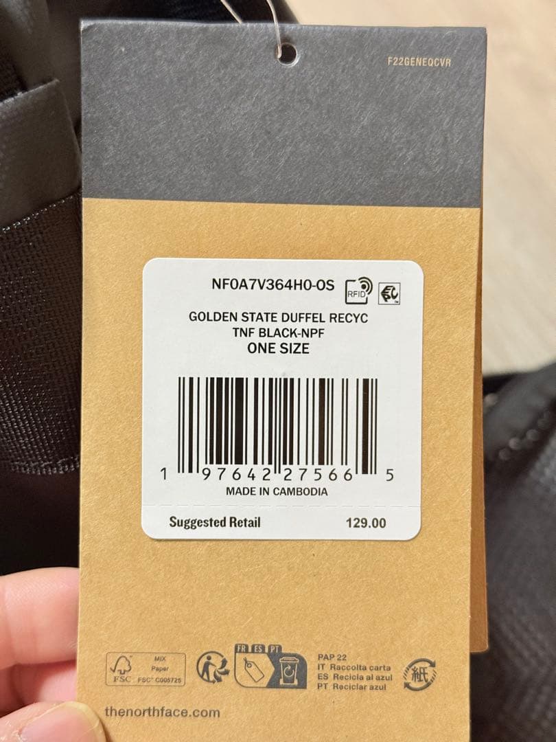 海外限定 ノースフェイス Base Camp Duffel S ブラック
