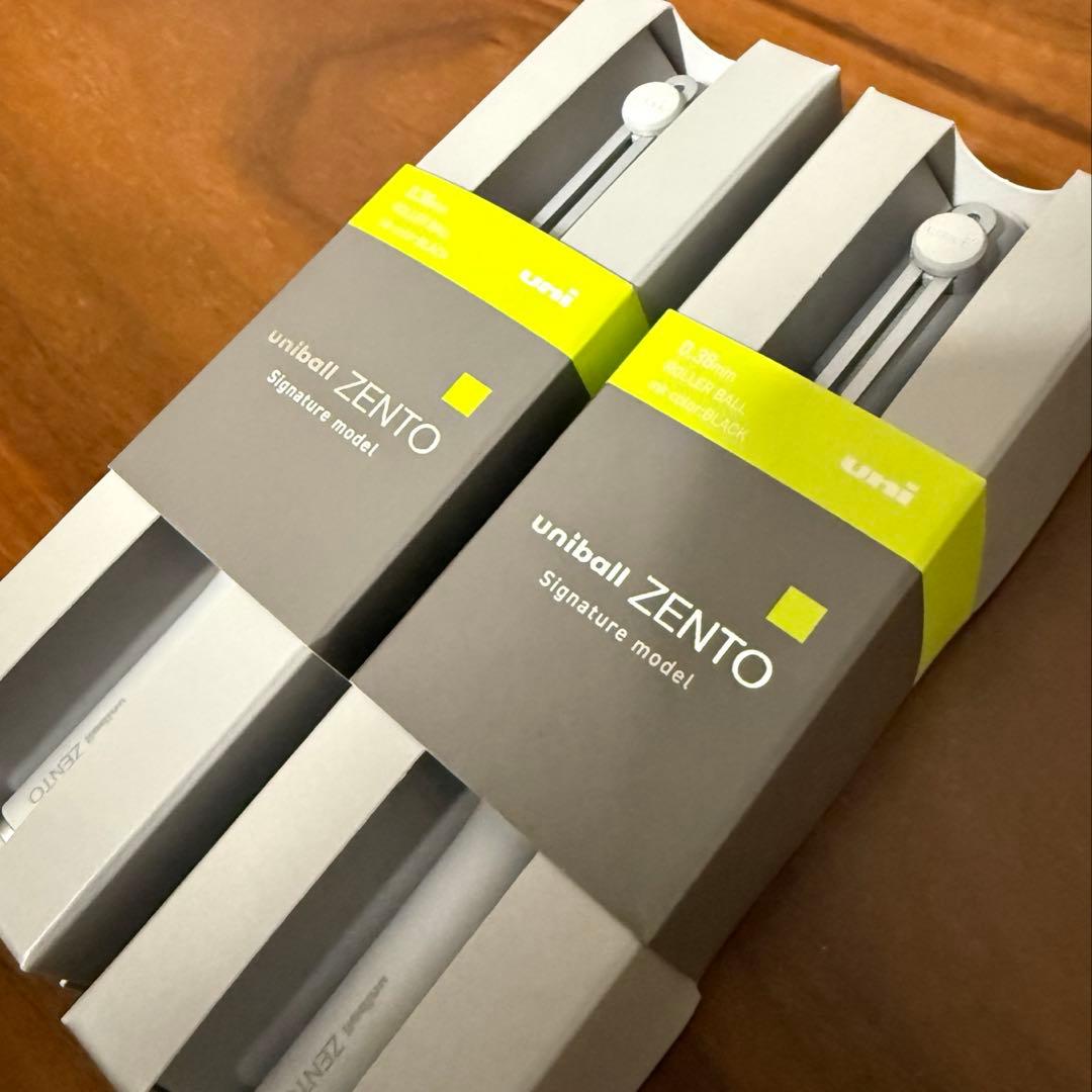 【新品未開封】ユニボールゼントシグニチャーモデル0.38mm 2本セット