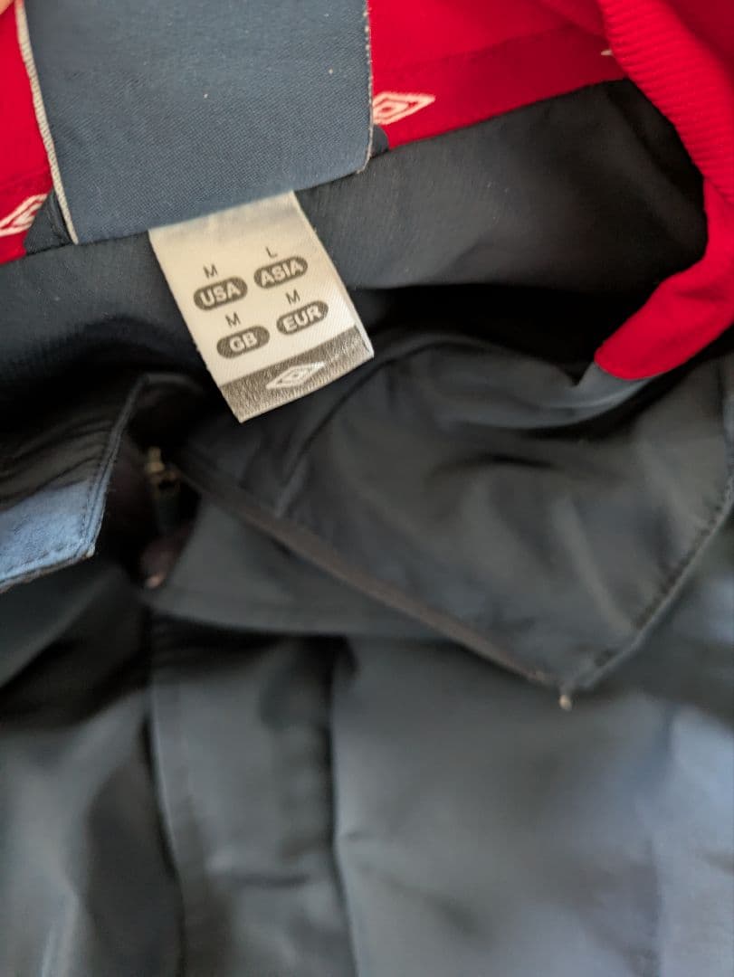 希少 アンブロ UMBRO イングランド代表 ナイロンジャケット Lサイズ