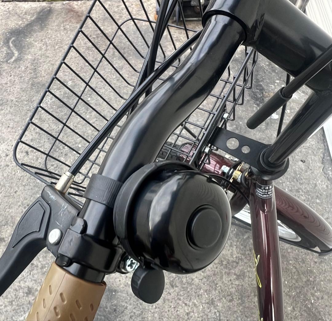 20インチ折りたたみ自転車 シマノ ブラウン 折り畳み 自転車