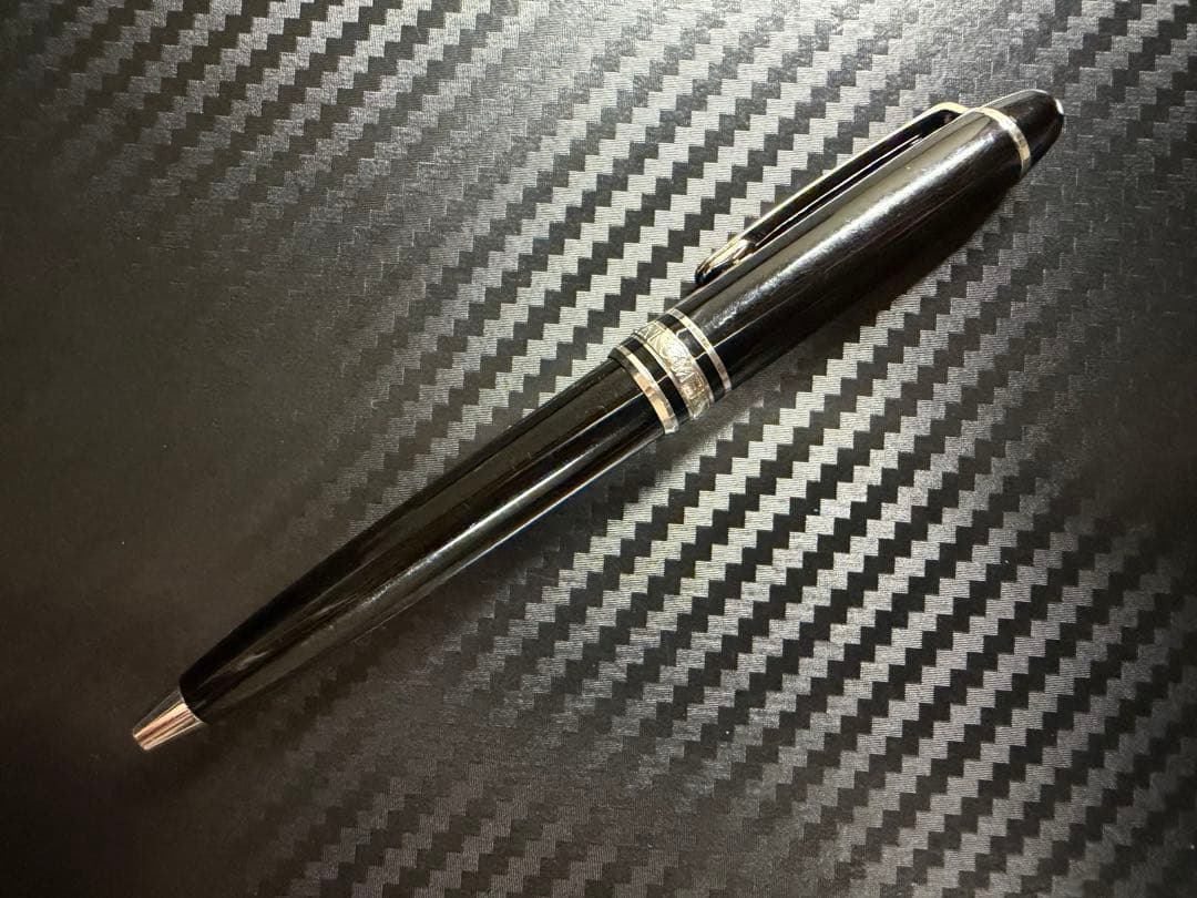 美品 モンブラン マイスターシュテュック P116 プラチナライン ボールペン