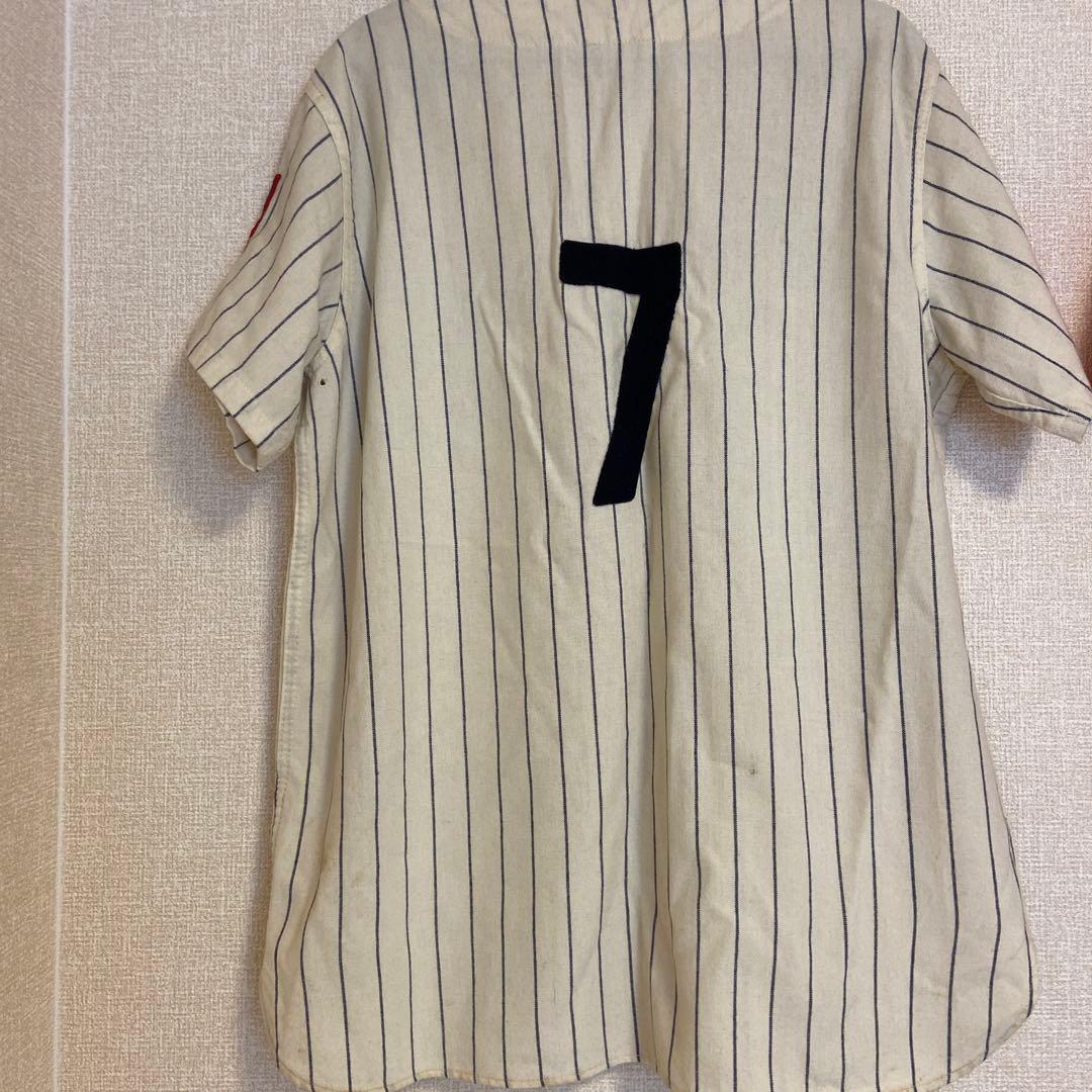 ミッチェルアンドネス オーセンティック ヤンキース ベースボールシャツ　７