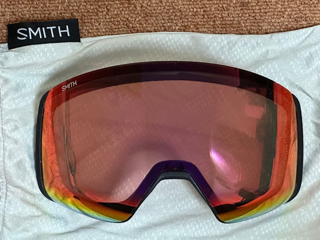 【値下げ】SMITH 4DMAG ゴーグル レンズ3枚 ケース延長ベルト付スミス