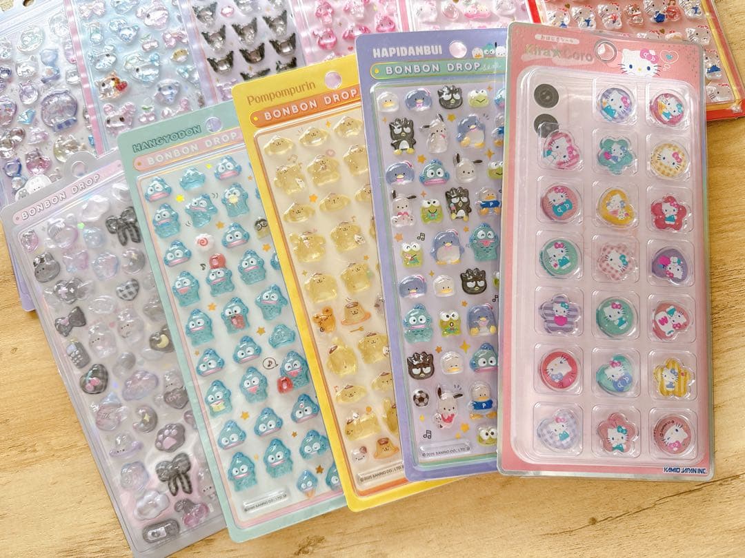 シール　11点セット　サンリオ　はぴだんぶい　ボンボンドロップ　オリジナル