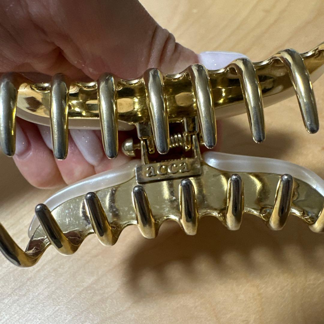 accaニューコラーナ クリップ 　パールホワイト