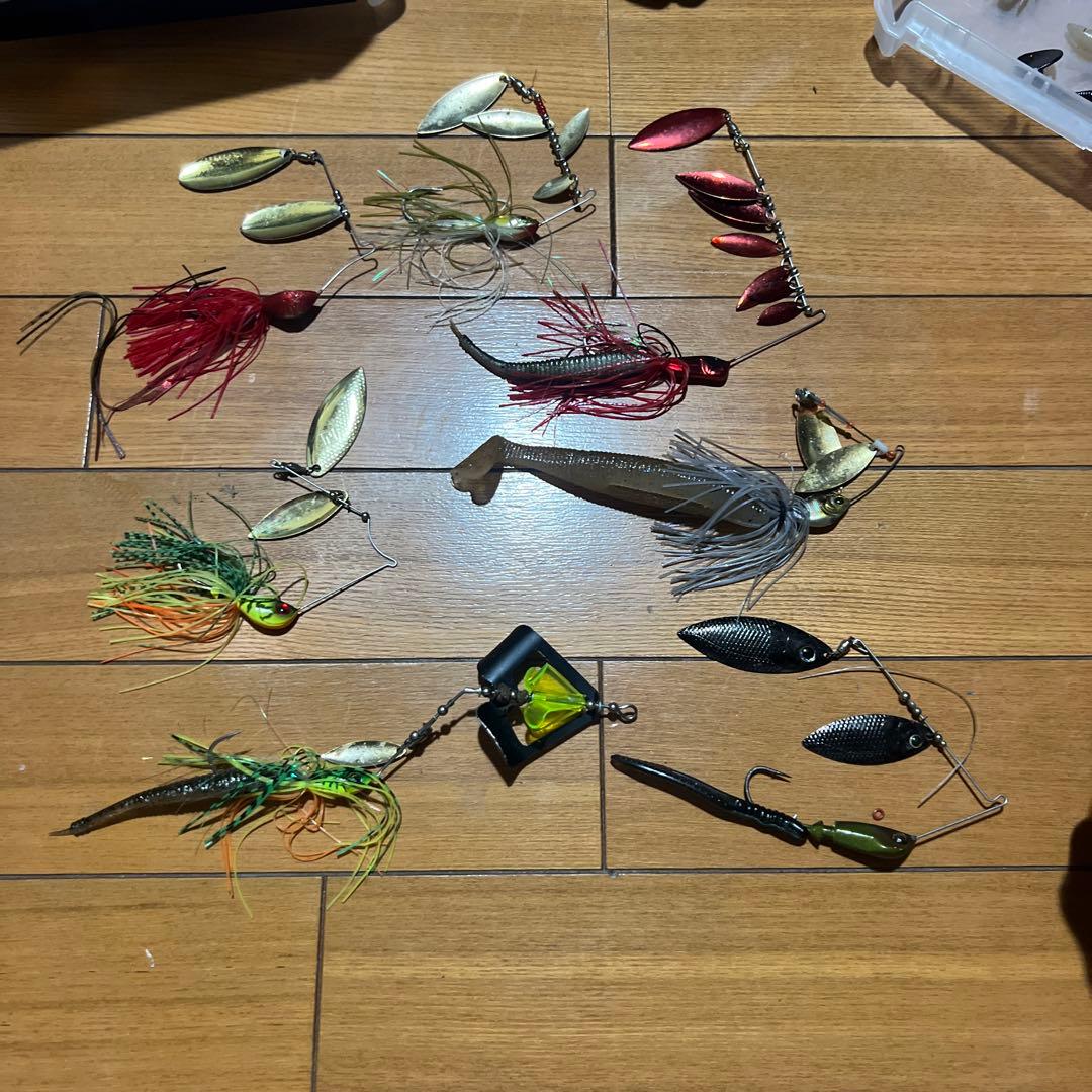 あざらしまるバック、ルアー多数