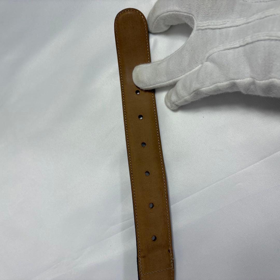 【美品】FENDI ベルト ズッカ柄 F金具 シルバー金具 15653 / 42