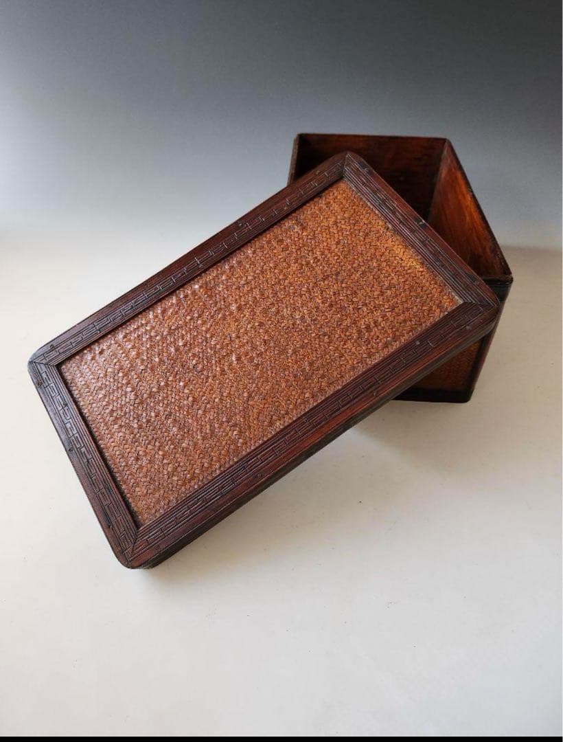 【セール】煎茶道具　茶道具　提籃　ていらん　籠　煎茶　茶道具　箱　竹　箱無し