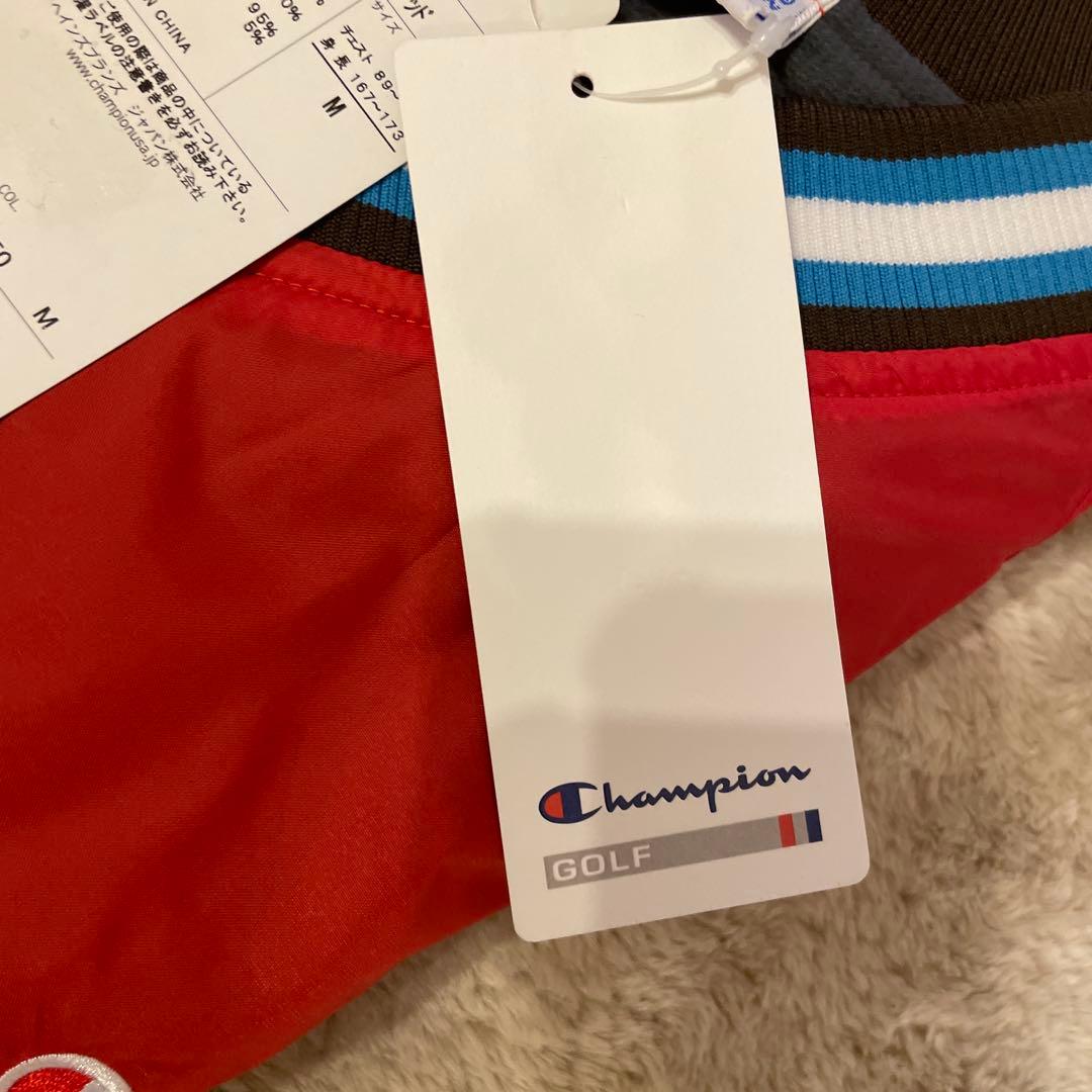 チャンピオン　Vネックプルオーバー　ナイロン