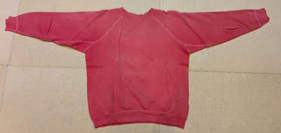 アメリカ60sビンテージスウェット(レッド) インディアナ大学