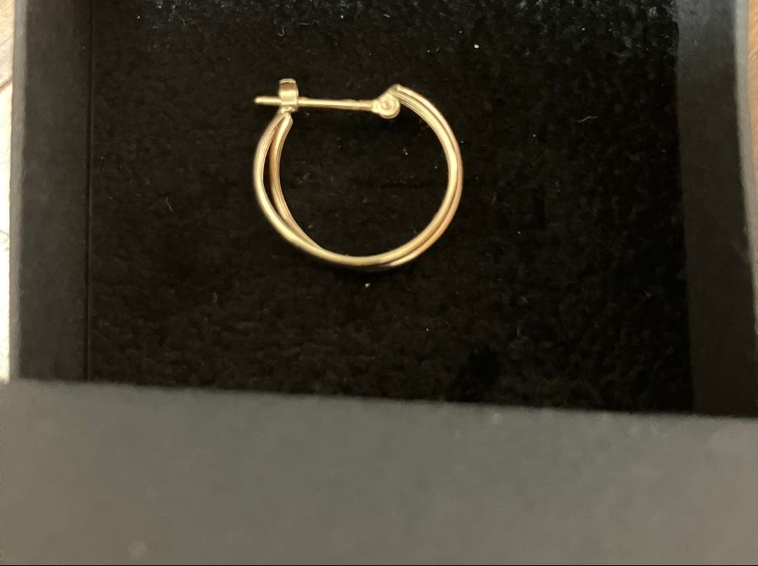 Noir de pupee k10 pierce フープ ノアールドプーペ　片耳