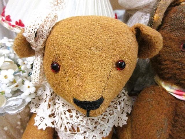 フランス　アンティークベア　ペアで☆　テディベア