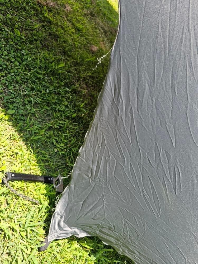 ARBI products　#フレキシブルタープ　グレー　ストレッチ　タープ