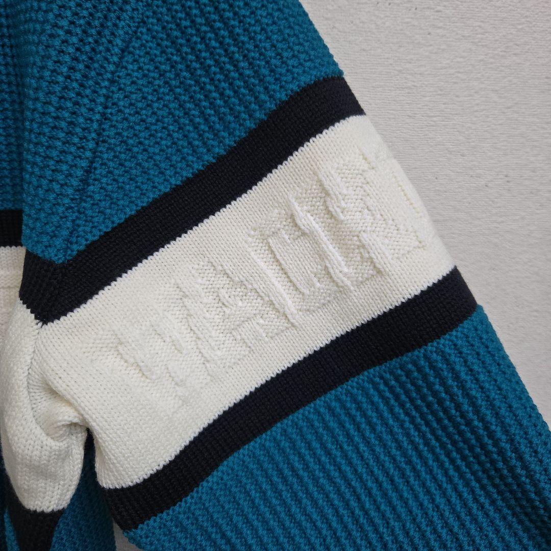 今だけ価格未使用24FWワコマリアWACKOMARIAロゴジャガードセーターL