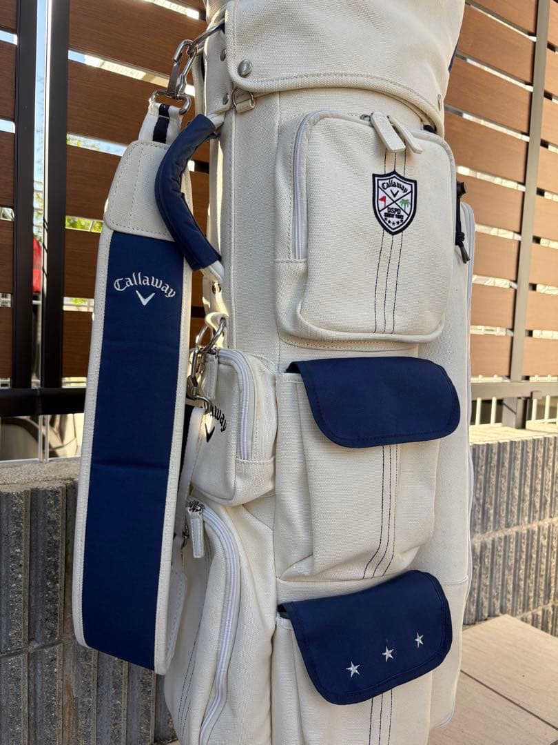 タ*キ様 Callaway キャディバッグ ホワイト・ネイビー ユニセックス
