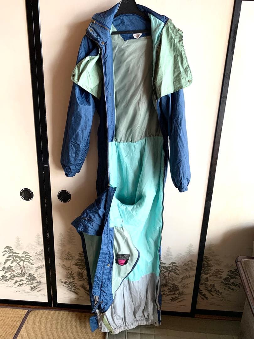 昭和レトロ DESCENTEデサント スキーウェア スノボつなぎジャンプスーツ③