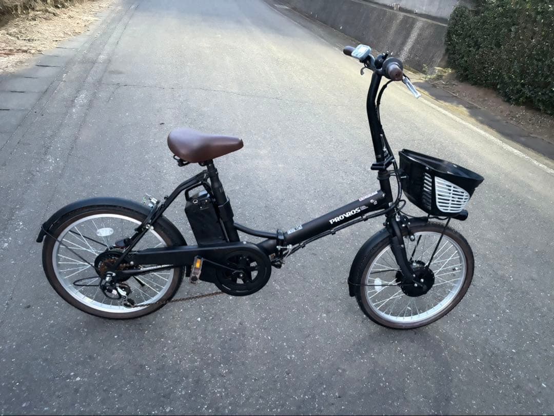 プロサイクルPROVROS 折りたたみ電動アシスト自転車　プロブロス
