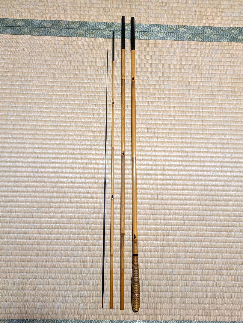 【石水作】中硬式　10尺2寸　竹製ヘラブナ竿