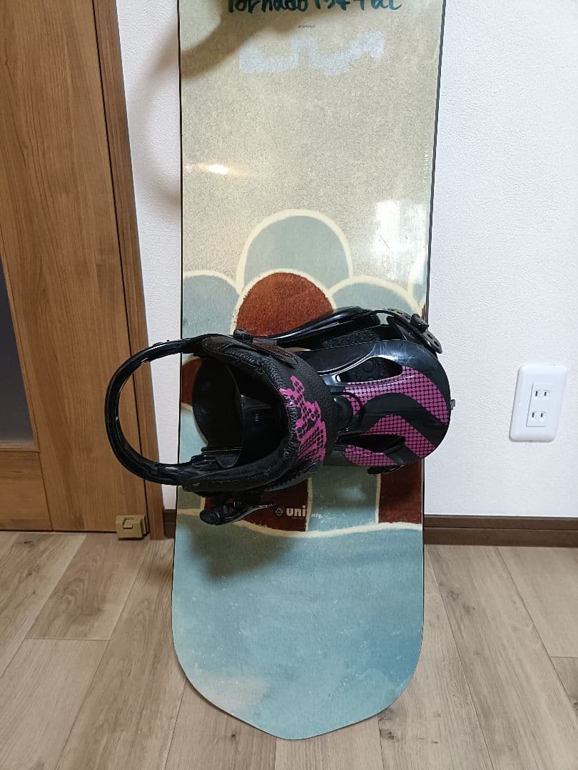 UNIT mfg. スノーボード ビンディング付き