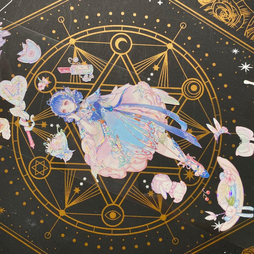 【9238】海外　マステ　中古巻　貝殻光マスキングテープ　人物系　女の子残量多め