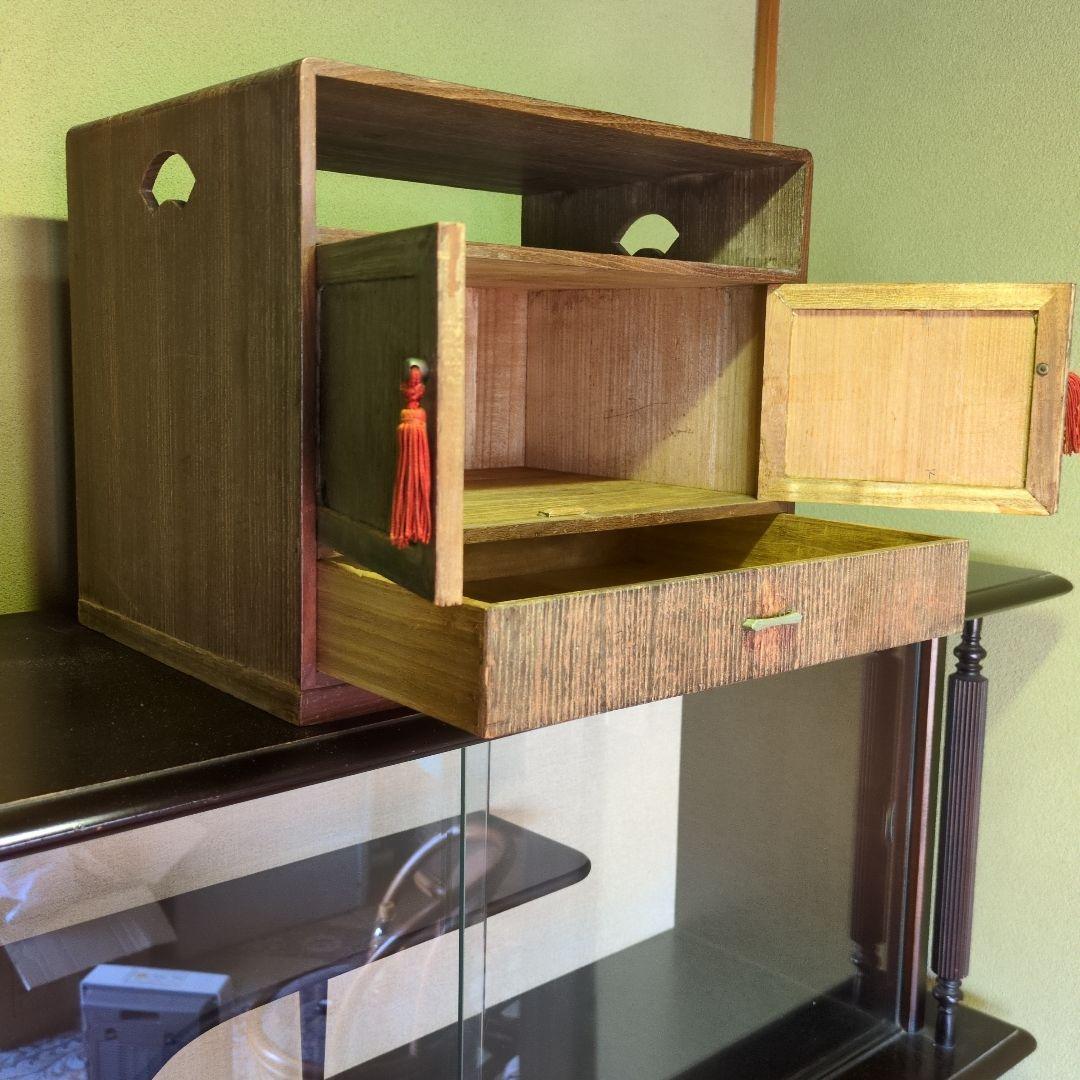 ★最終値下げ 超特価セール★桐製 三味線用見台 箪笥 古箪笥 引出し棚 桐箪笥