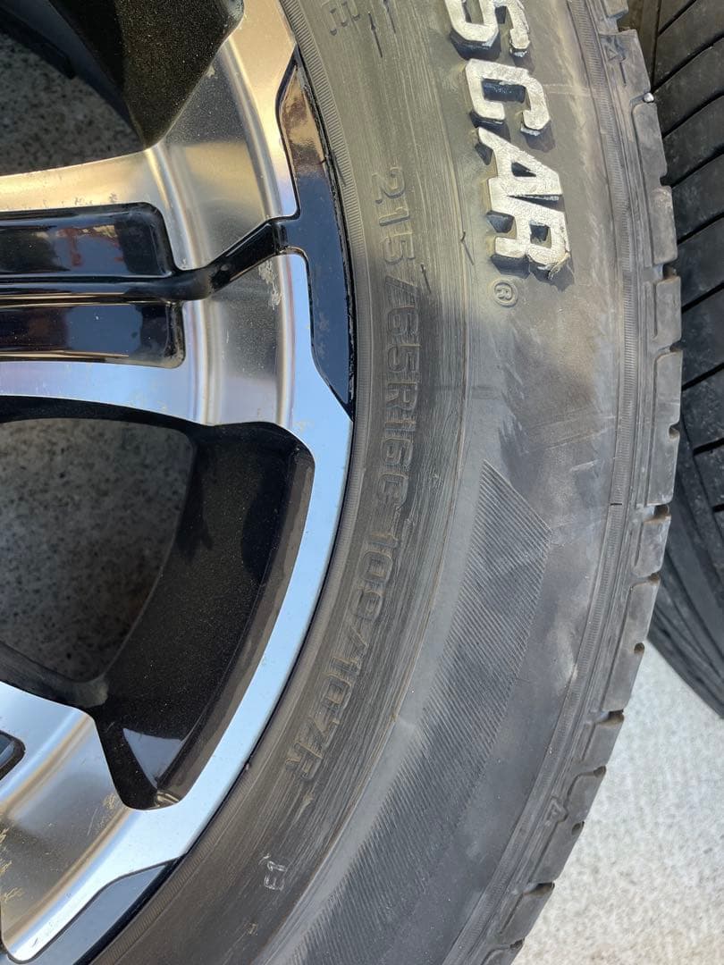 ハイエース　FLEX ホワイトレター　バルベロ　16インチ