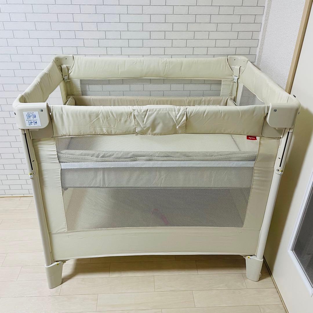 Aprica アップリカ ココネル エアー ベビーベッド 折りたたみ