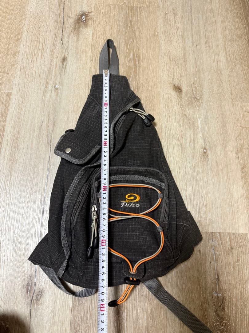 【美品！y2k！】PIKO ワンショルダーバッグ 黒 スリングバッグ