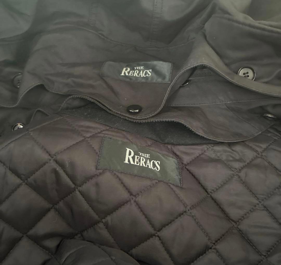 THE RERACS ライナー付きモッズコート ファーベスト ブラック 3WAY