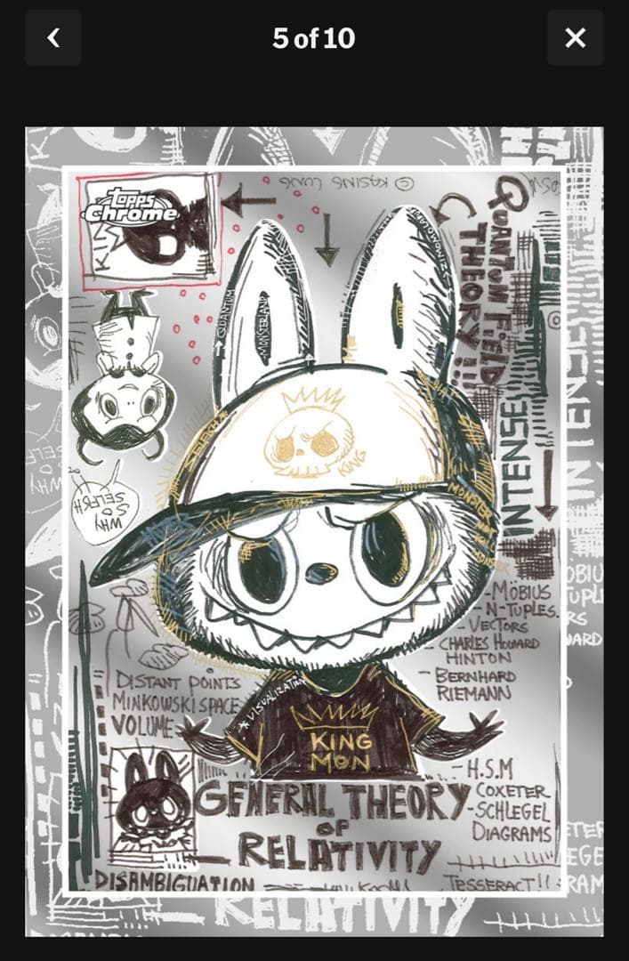 ［Topps Chrome］ Labubu THE MONSTERS 10TH