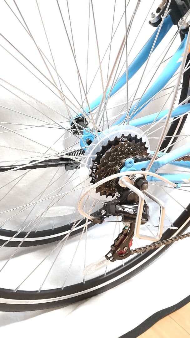 クロスバイク 折りたたみ自転車 約16kg テルメス シマノ6段変速 700×