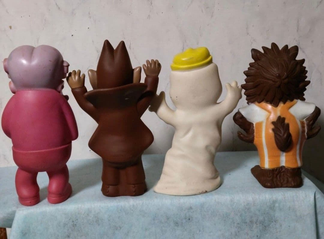 1970年代 オリジナル ☆ジェネラルミルズ4体 ソフビ シリアル 非売品