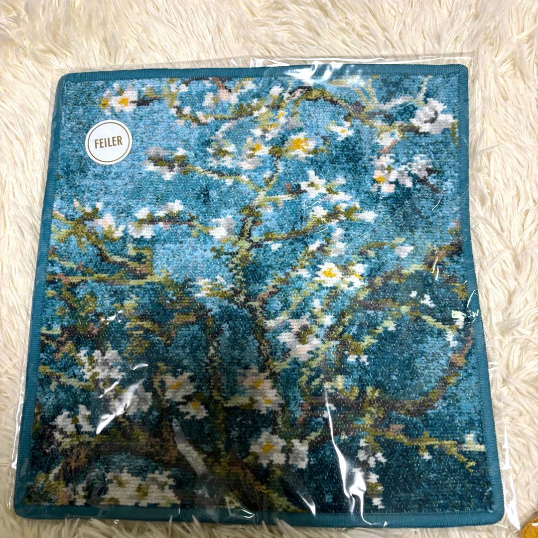 新品未開封　フェイラー　ゴッホ　2枚セット　サンフラワーズ　アーモンドブロッサム