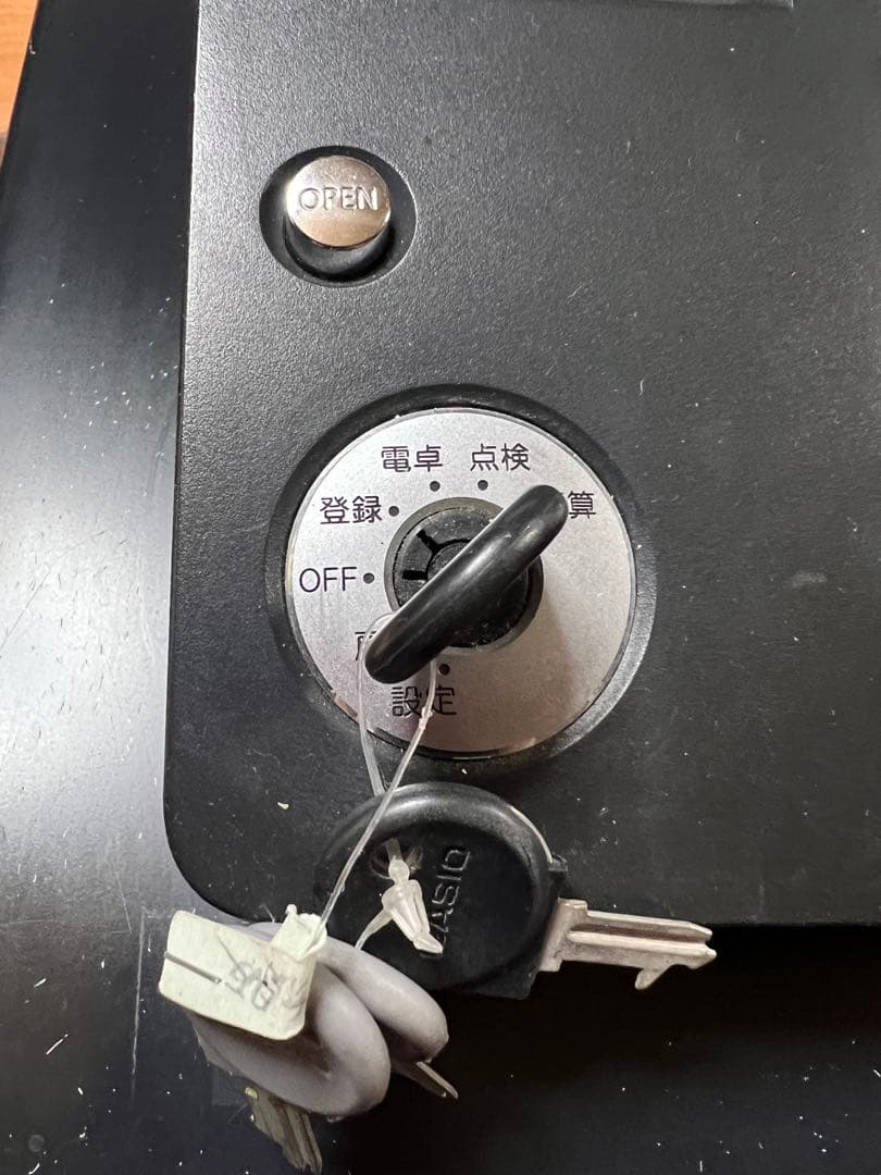 CASIO TE-309 レジスター，付属品あり