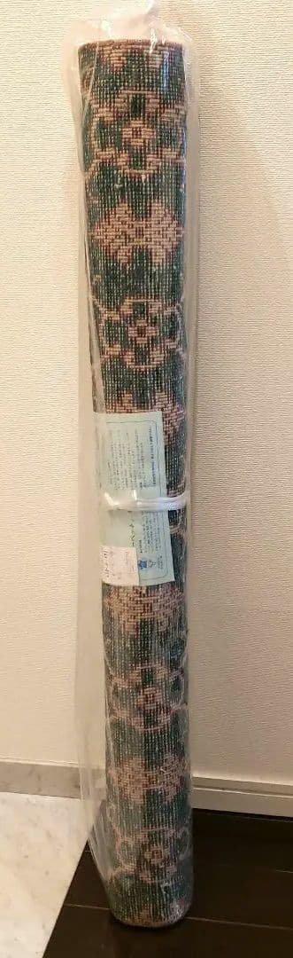 クリーニング済！⭐トルコ製ヴィンテージラグ◽ 紋章 柄◽グリーン &レッド