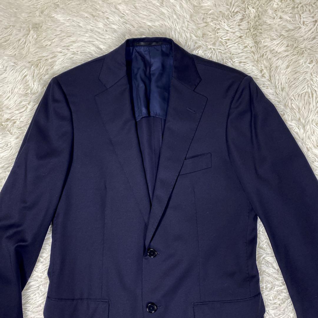 極美品　トゥモローランドピルグリム　ゼニア生地　ネイビー　サイズ48(M)