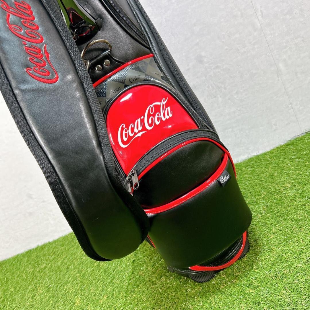 現行モデル コカコーラ キャディバッグ Coca Cola 黒　ブラック