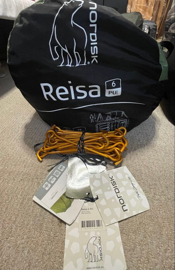 Nordisk Reisa6レイサ6 ダスティグリーン テント ノルディスク