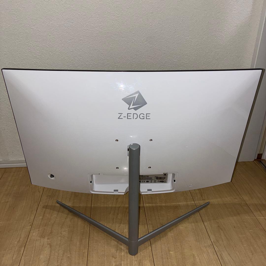 安い！Z-Edge湾曲ゲーミングモニター 24型 75Hz スピーカー　美品