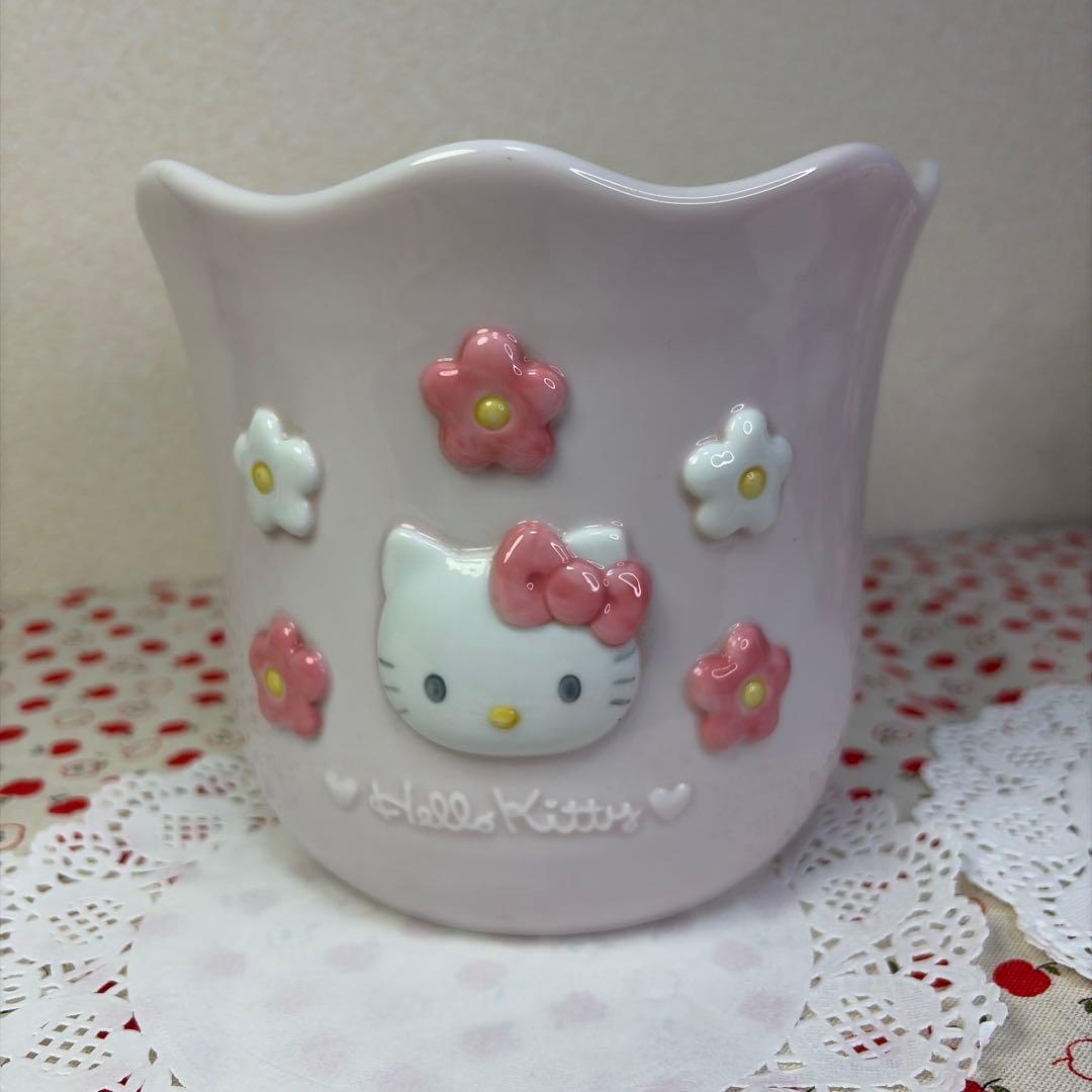 【激レア・希少】ハローキティ 陶器 豪華7点セット 蚊取り線香入れ 鉢カバー 他