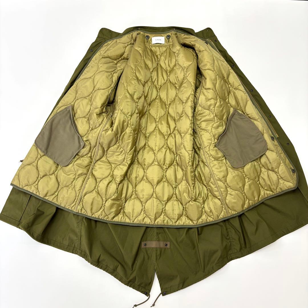 美品 CIOTA シオタ スビンコットン M65 フィッシュテール パーカー 5