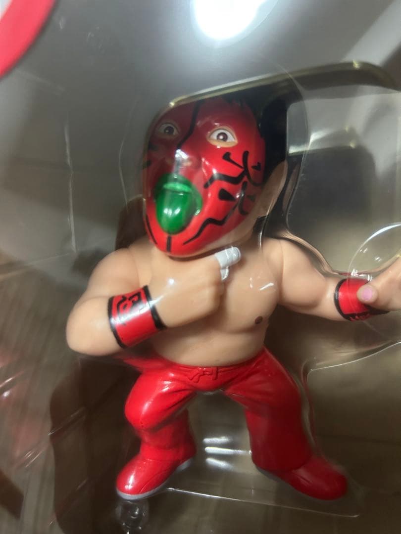 16dソフビコレクション★グレート・ムタ 初期 赤ペイント 武藤敬司 ジュウロク