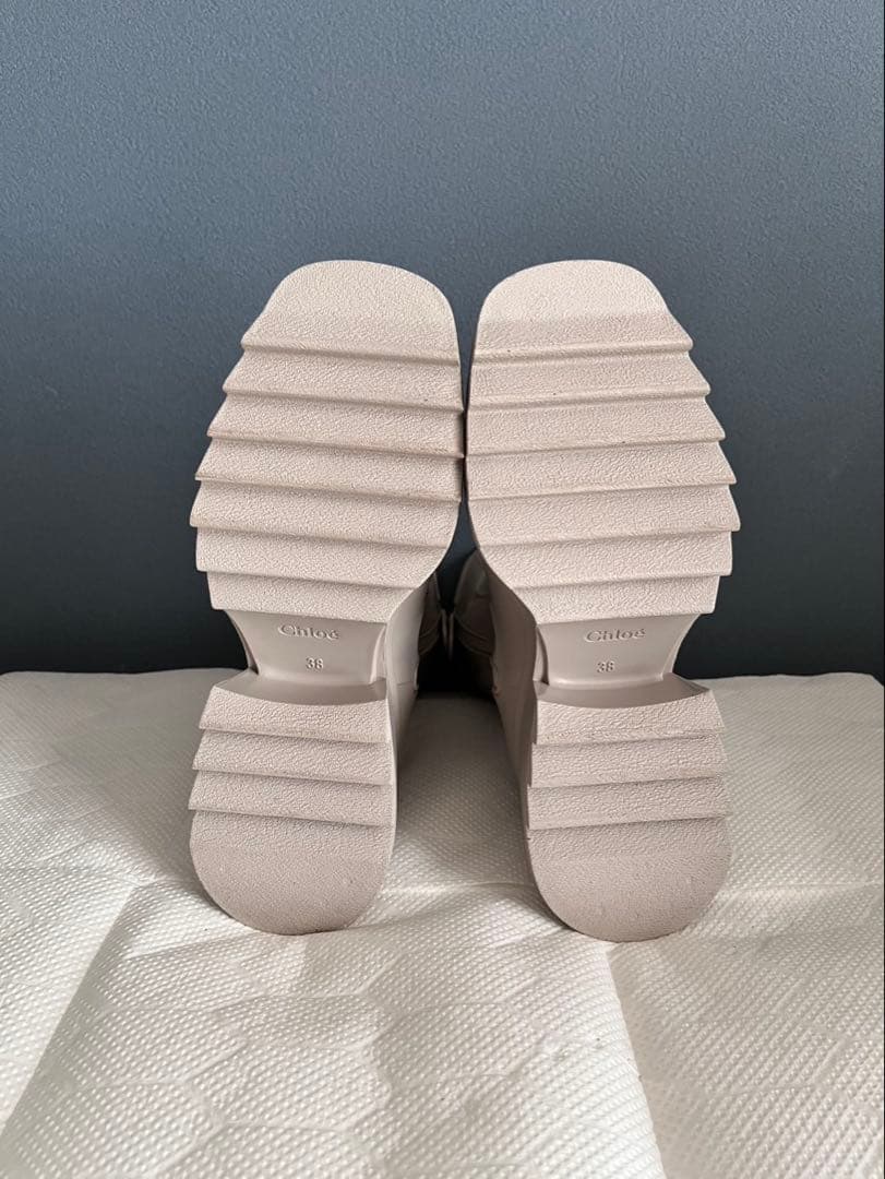 クロエ　CHLOE　レインブーツ　ベージュ　38サイズ 新品