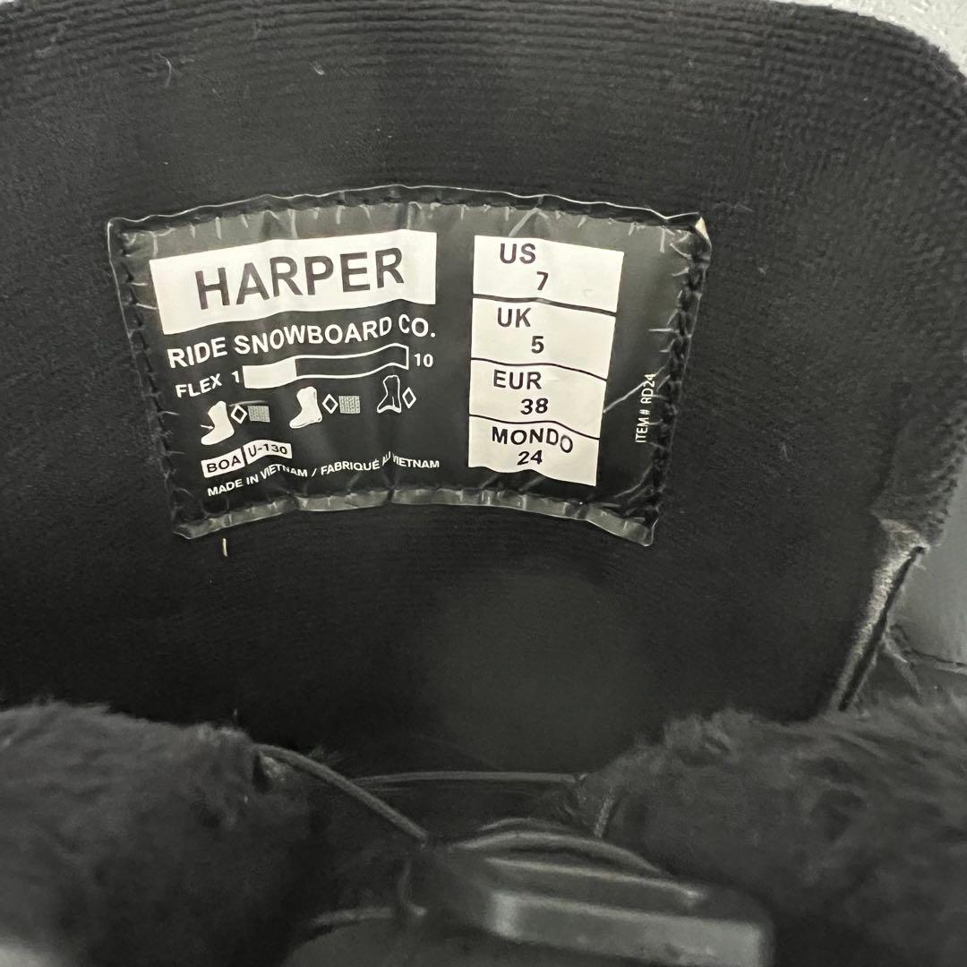 【新品未使用】RIDE　HARPER ブーツ　24cm ブーツ　スノーボード