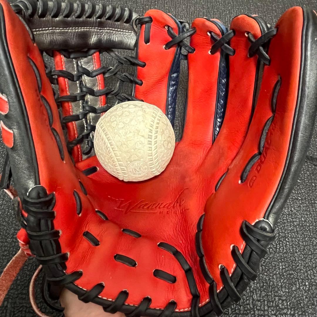 Wilson ワナビーヒーロー Dual 一般 軟式 野球 グローブ 即使用可能