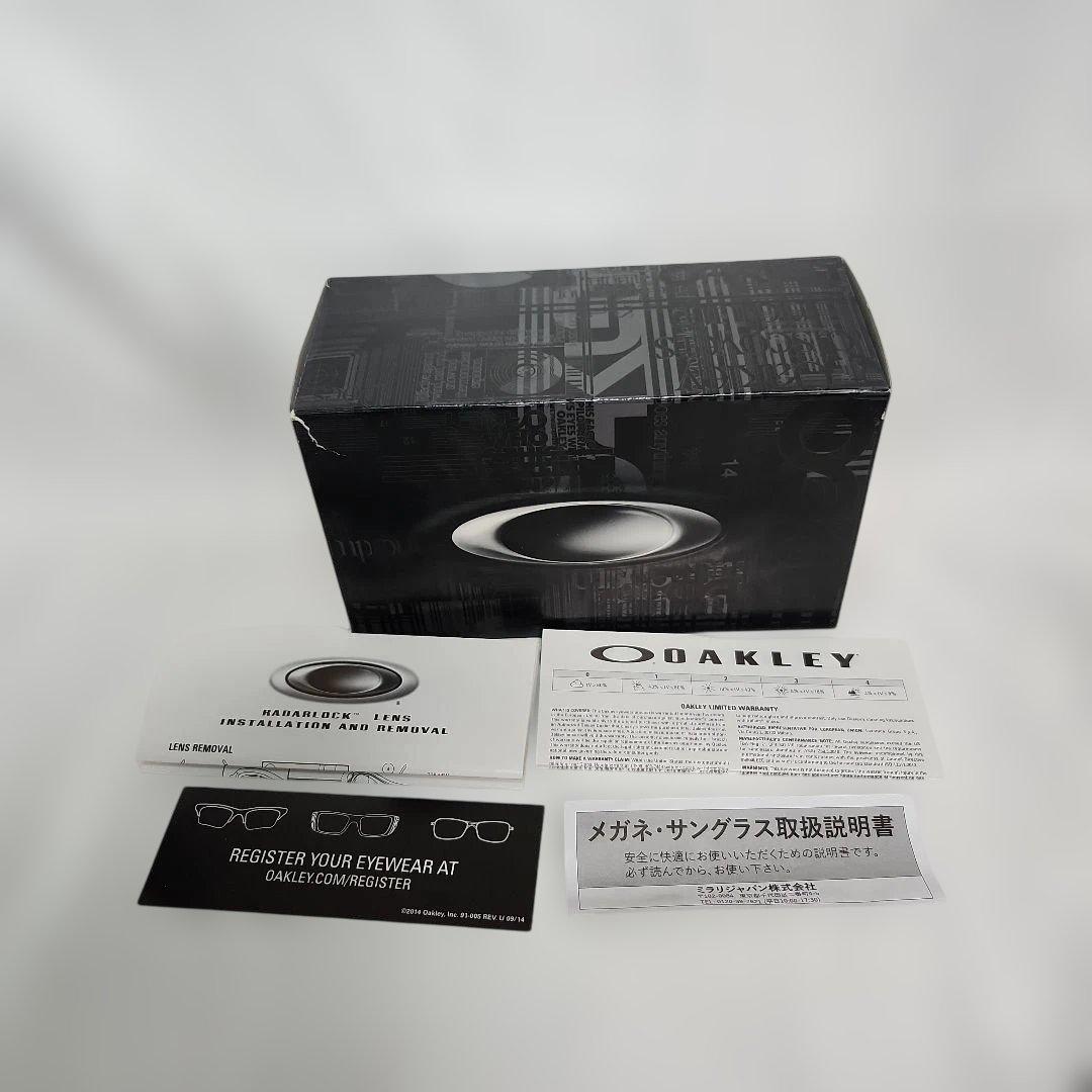 Oakley ランニングサングラス カーボン調