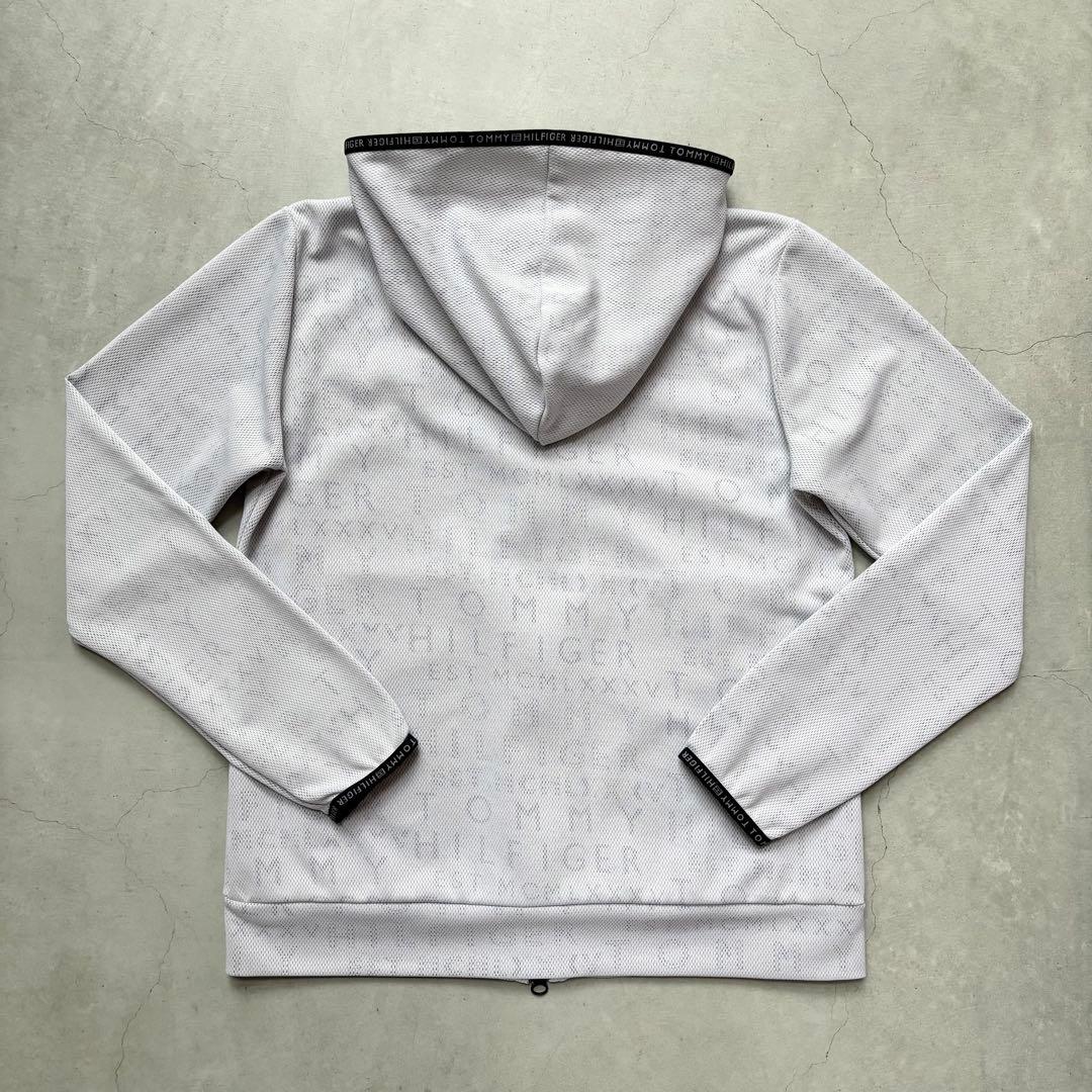   GOLF 総柄メッシュ ダブルジップパーカー M