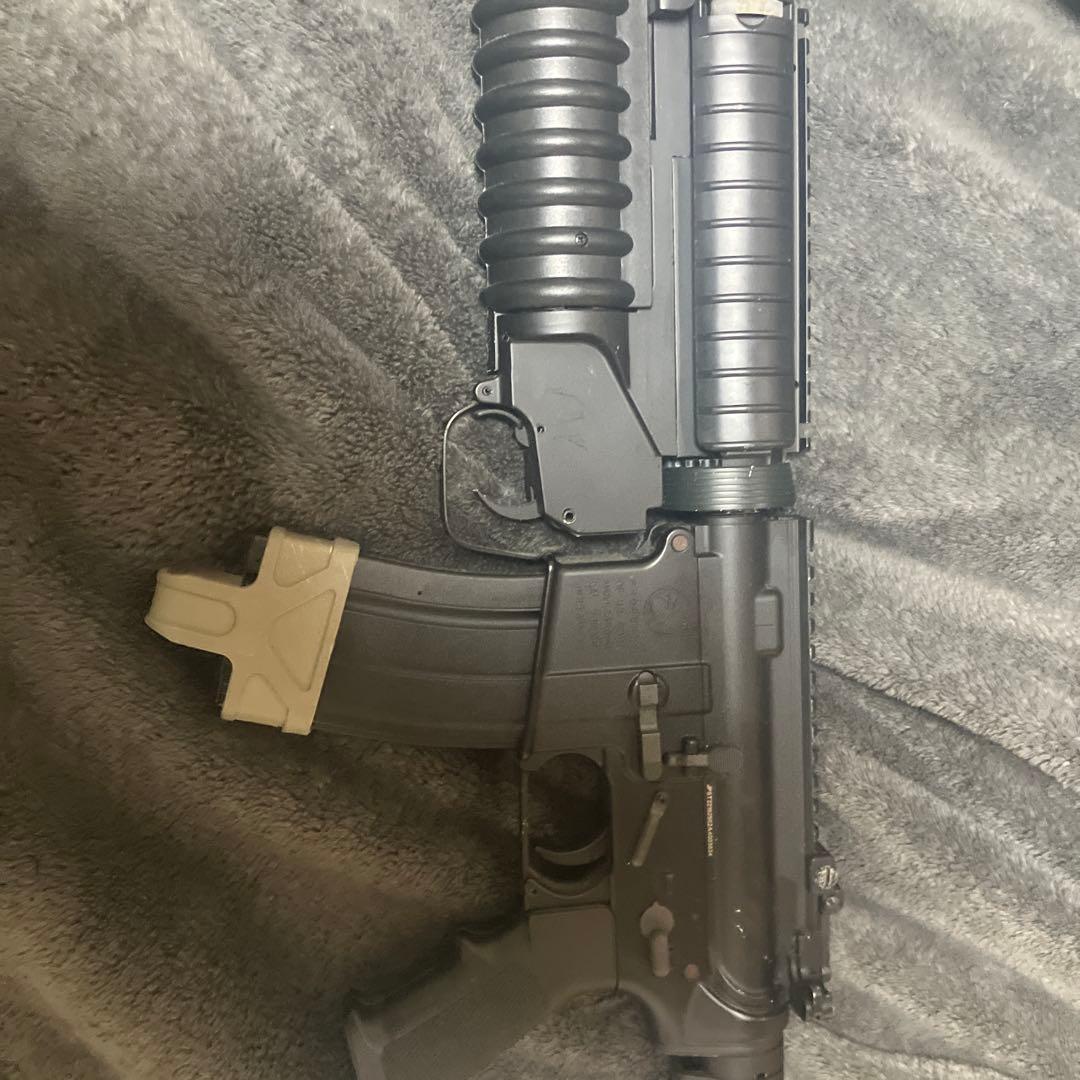 フルメタルM4ガスブロガスグレーネードランチャーセット