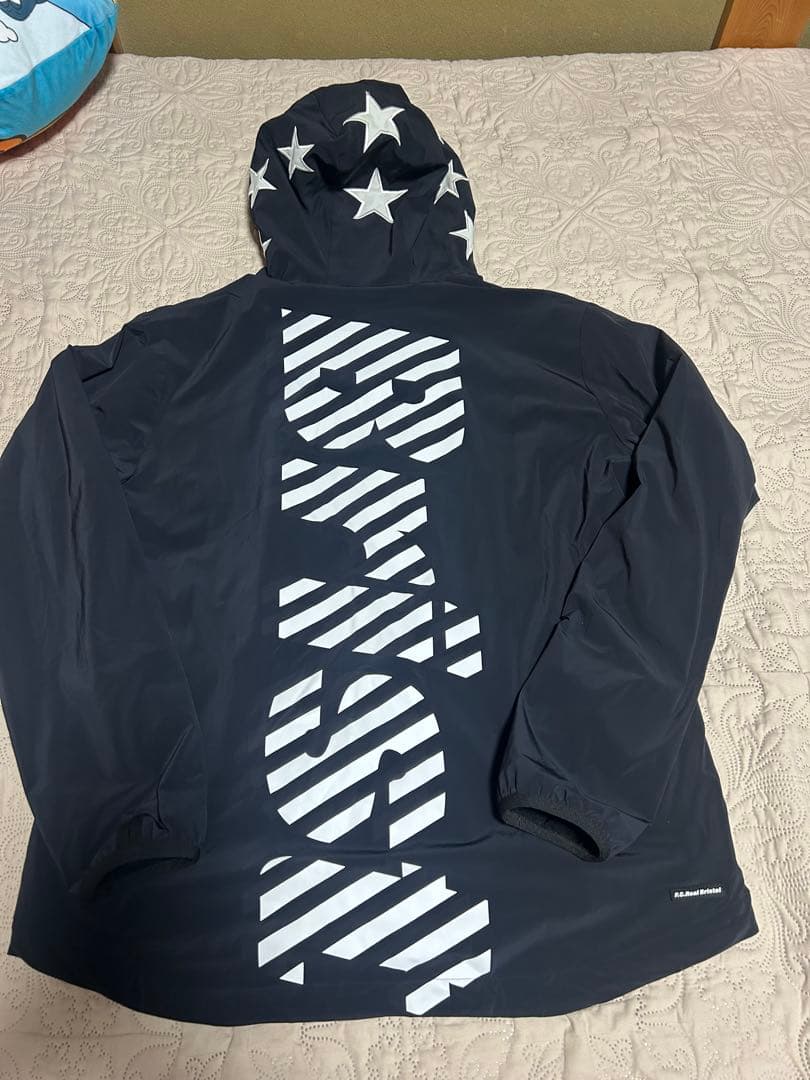 fcrb Bristol XL ブラックLYCRA HOODED BLOUSON